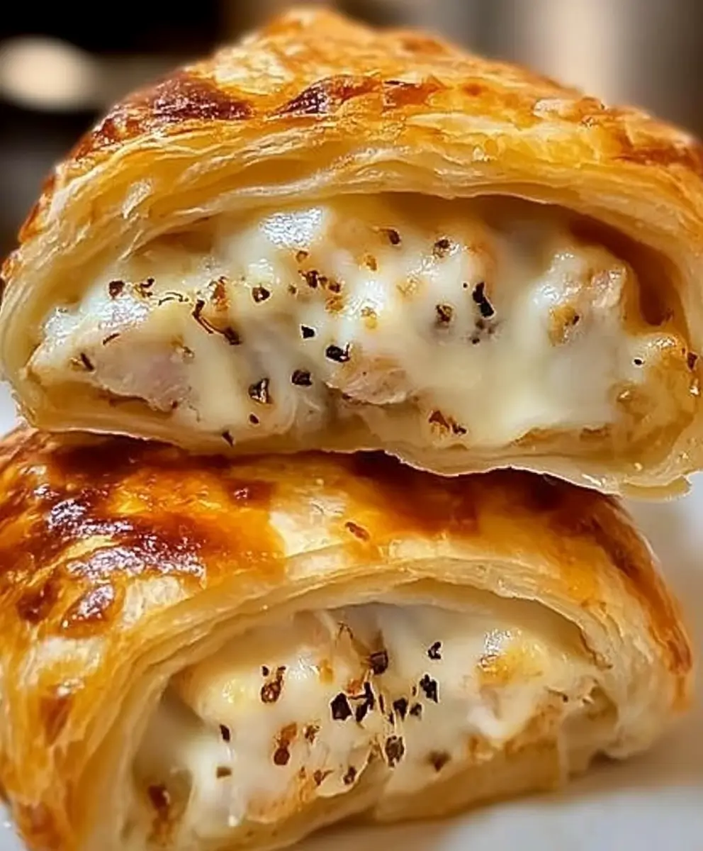 Chicken and Cheese Stuffed Pastry