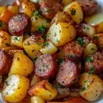 Crispy Potato & Smoked Sausage Skillet