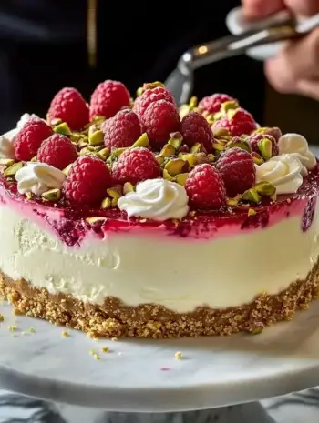  Raspberry Pistachio Cheesecake 1