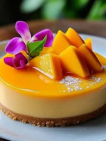 Tropical Mango Cheesecake Delight 1