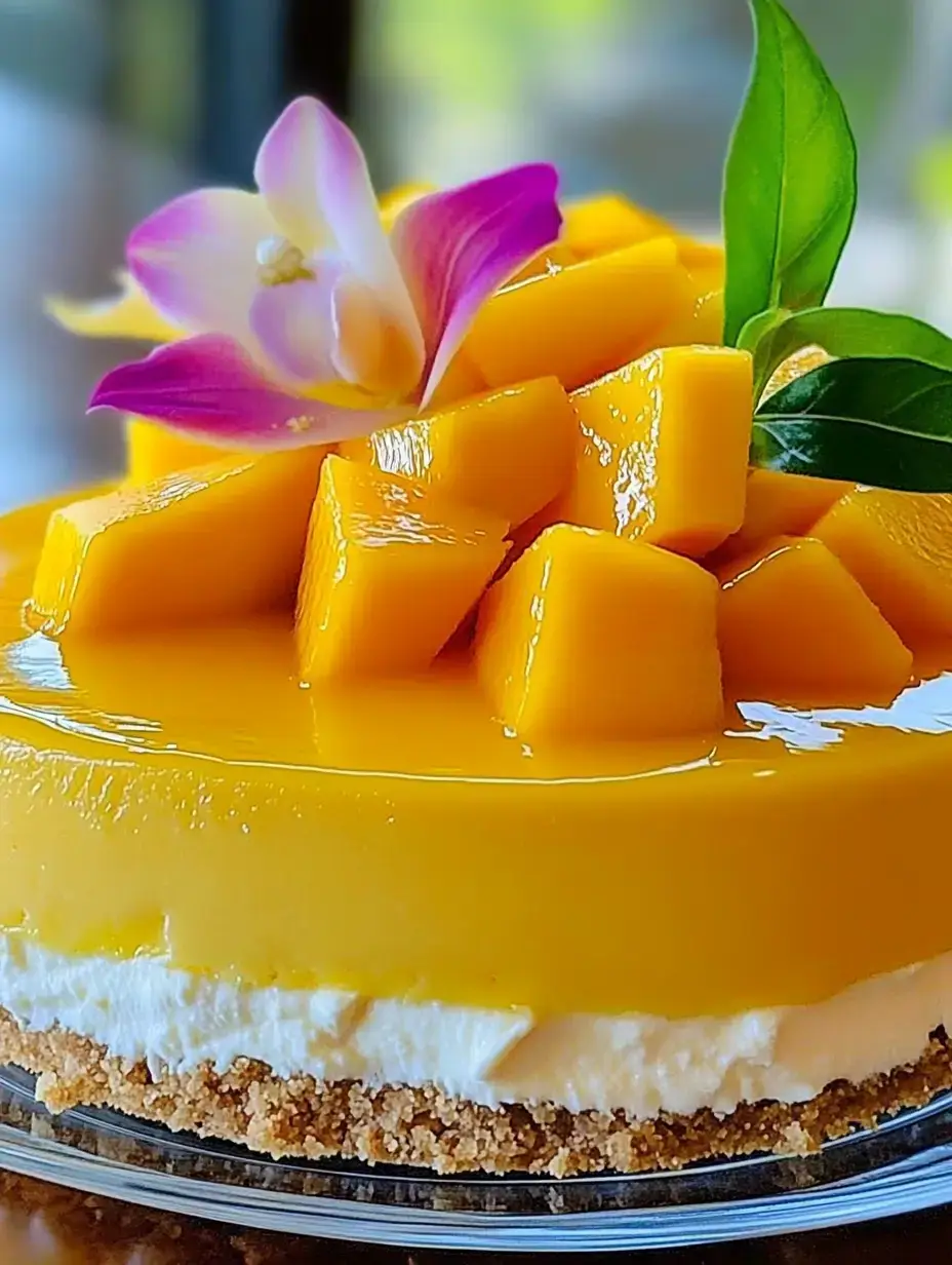 Tropical Mango Cheesecake Delight