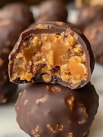 no bake caramel crunch butterfinger truffles 2