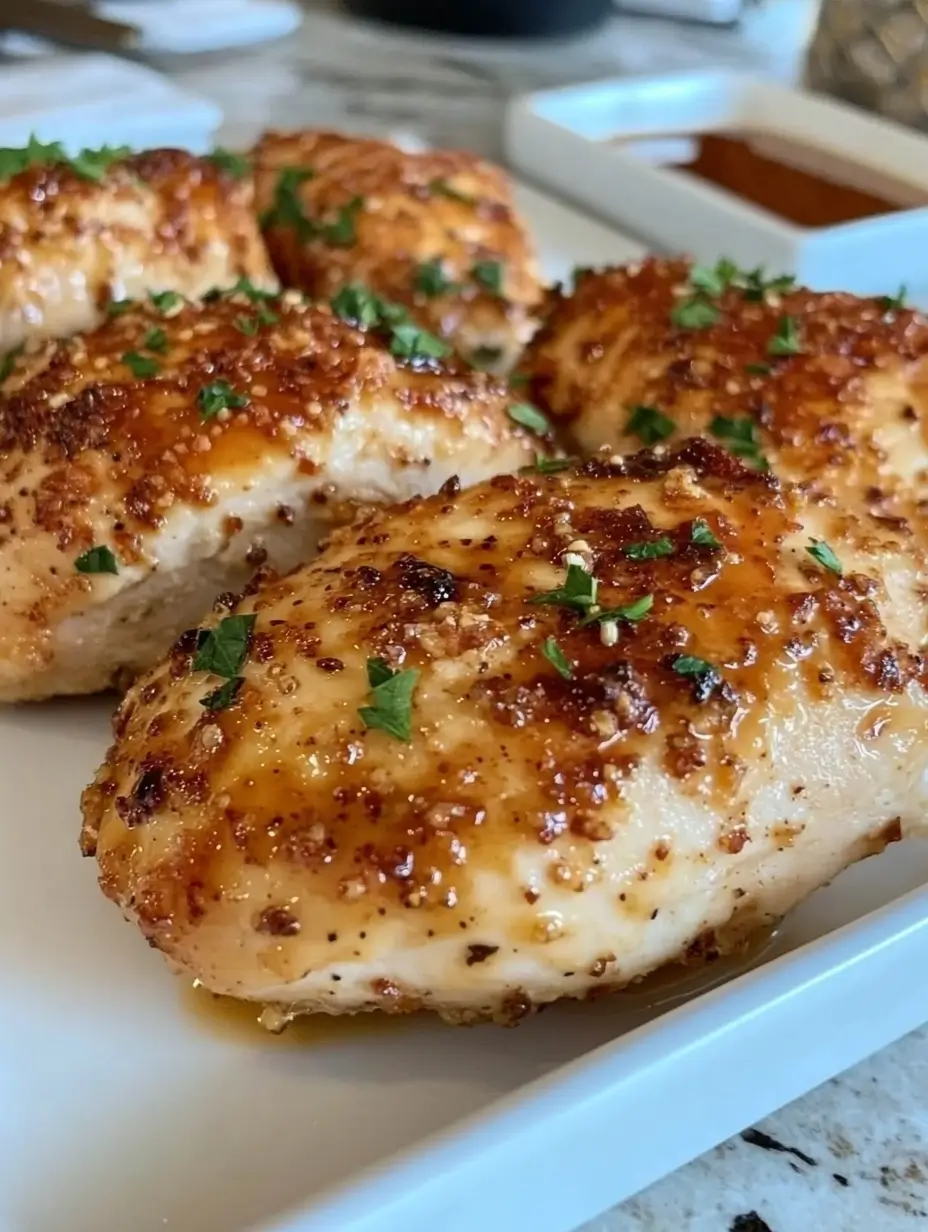 Air Fryer Chicken Breast with Whole Grain Mustard 