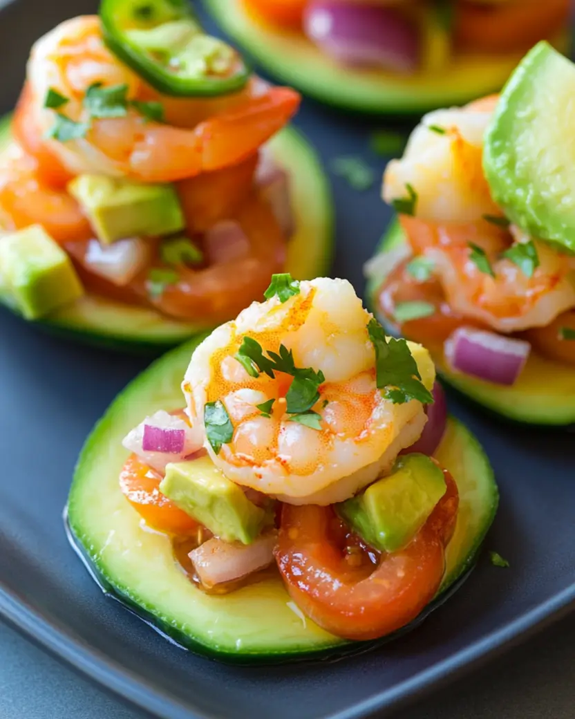 Avocado and Shrimp Ceviche Bites recipe 