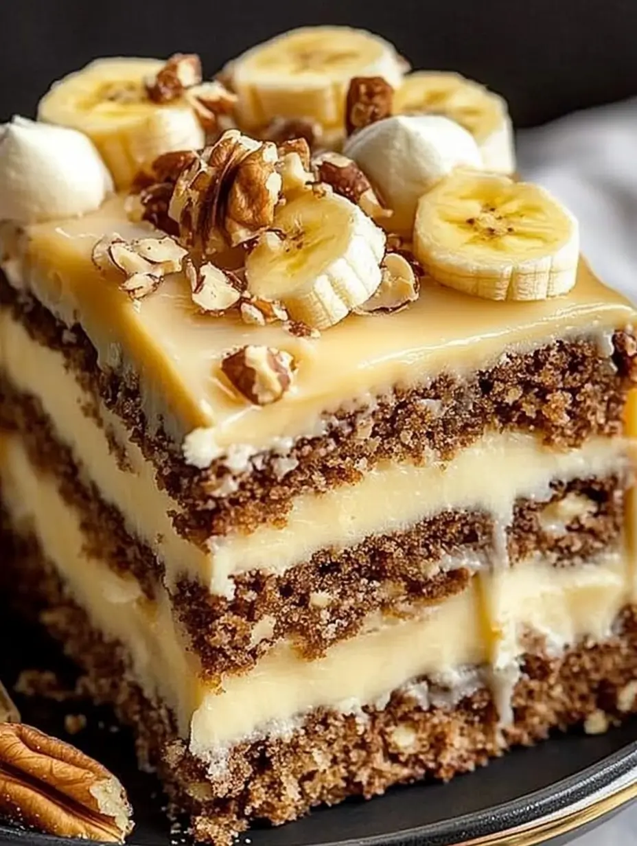 Banana Walnut Dream Cake