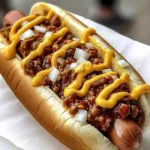 Chili Cheese Dog Sandwich