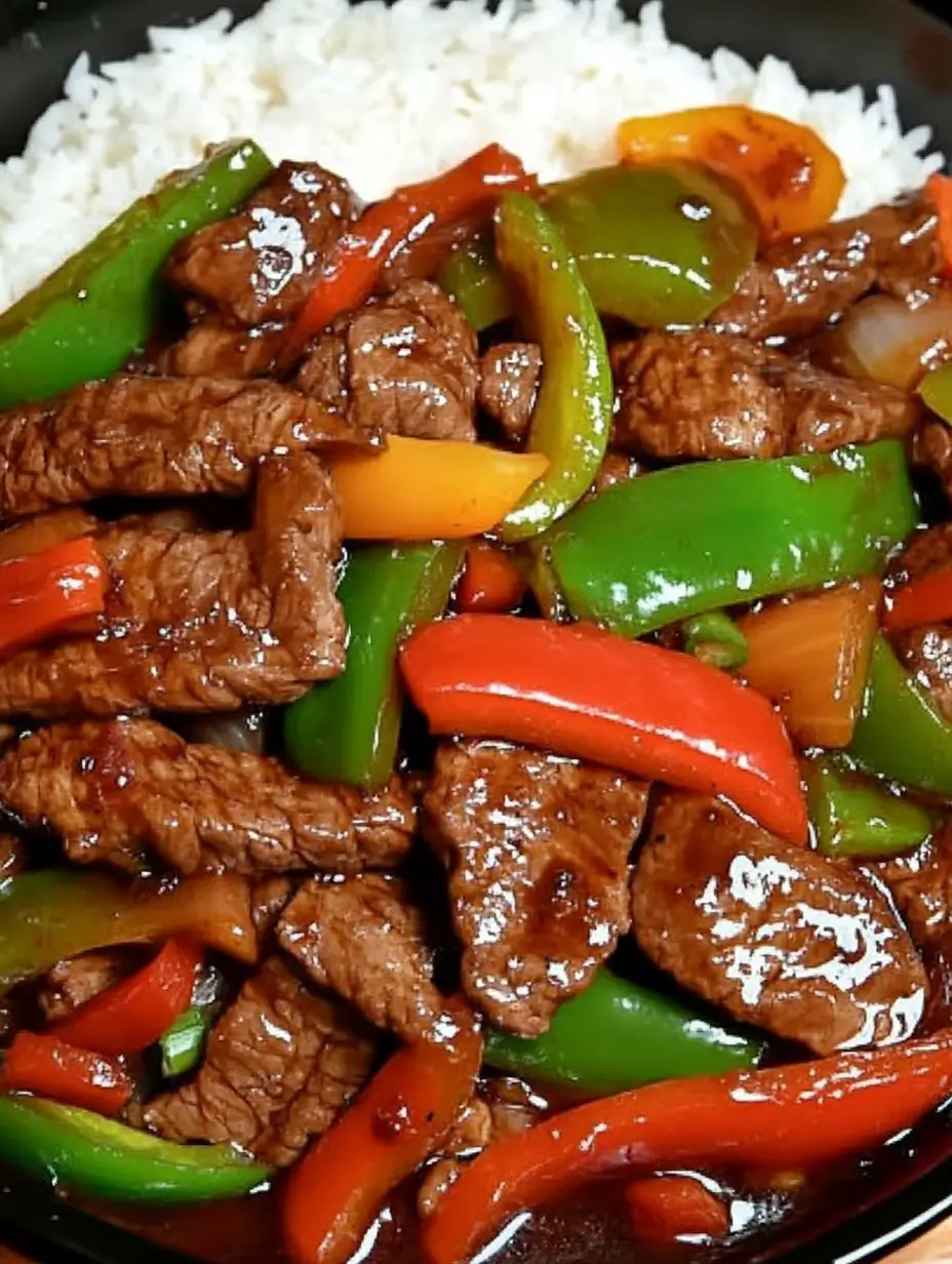 Chinese Pepper Steak with Onions