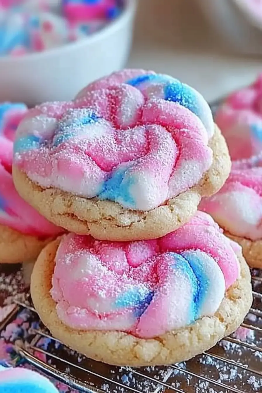 Cotton Candy Cookies