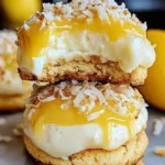 Lemon Coconut Cheesecake Cookies recipe