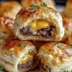 Garlic Parmesan Cheeseburger Bombs