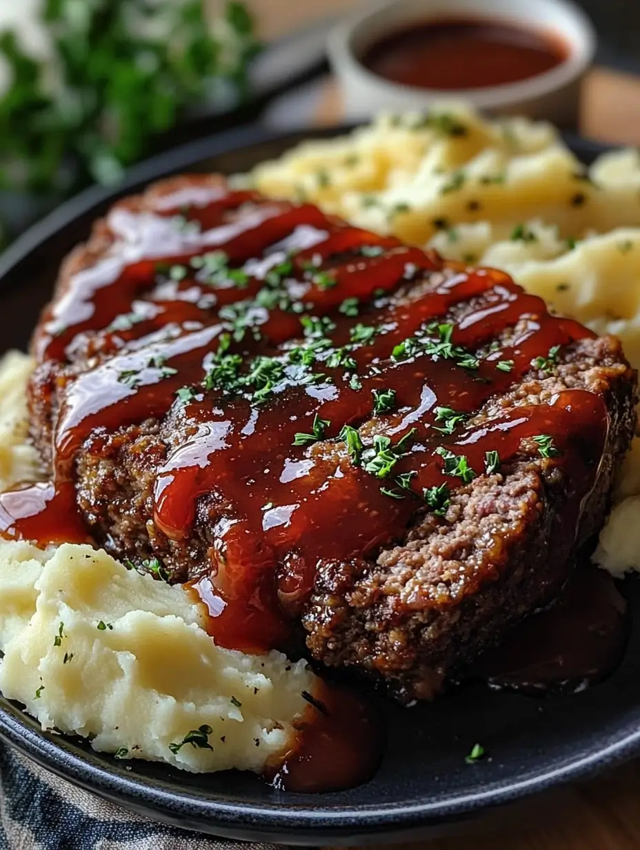 Meatloaf with Mashed Potatoes