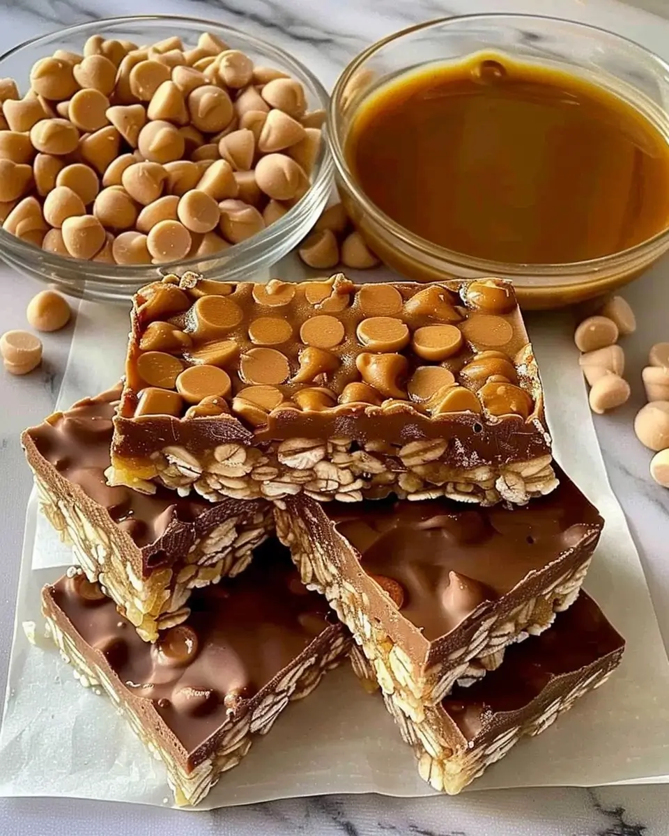  No Bake Crunch Bars 