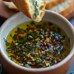 Olive Oil Dip with Warm Bread A Simple, Crowd-Pleasing Appetizer recipe