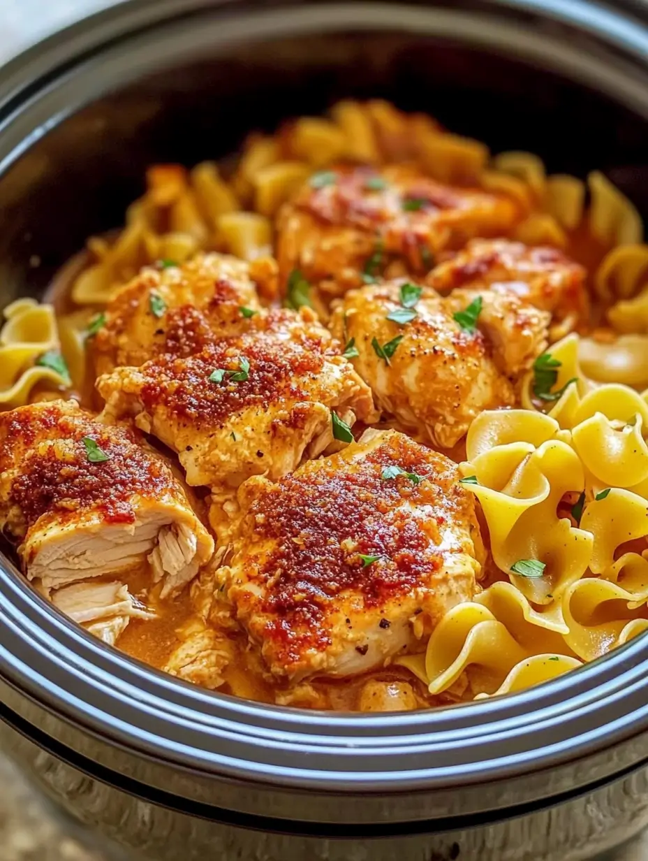 how ,to make One Pan Chicken With Buttered Noodles Slow Cooker