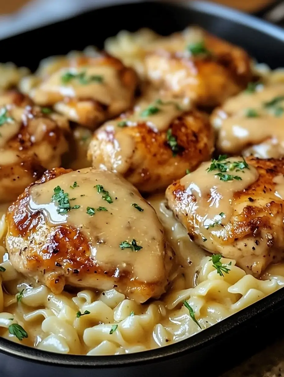 One-Pan Chicken with Buttered Noodles