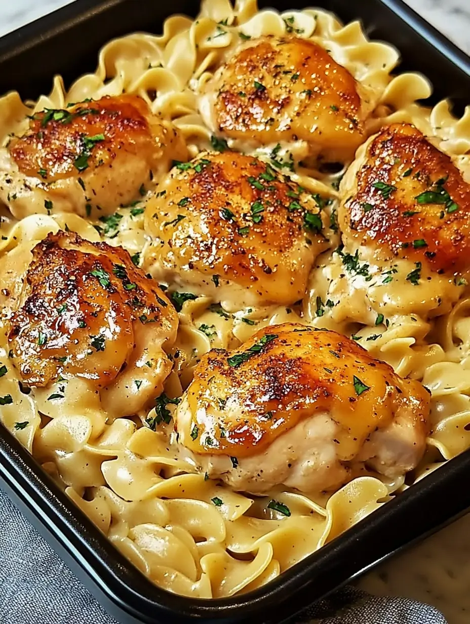 One-Pan Chicken with Buttered Noodles 1