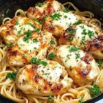 One Pan Chicken with Garlic Butter Noodles