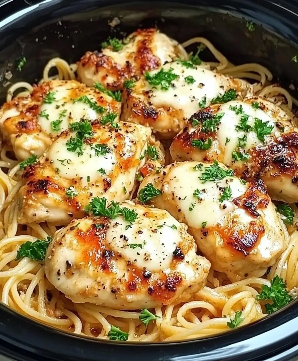 One Pan Chicken with Garlic Butter Noodles