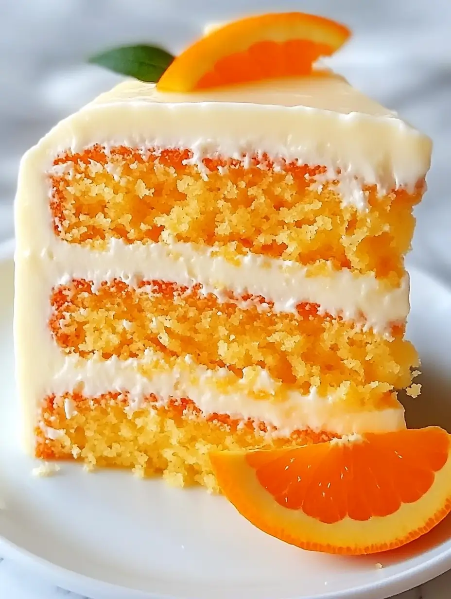 Orange Creamsicle Cake