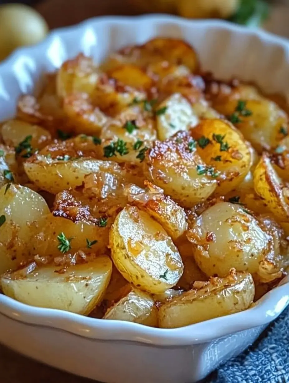 Oven Fried Potatoes & Onions 