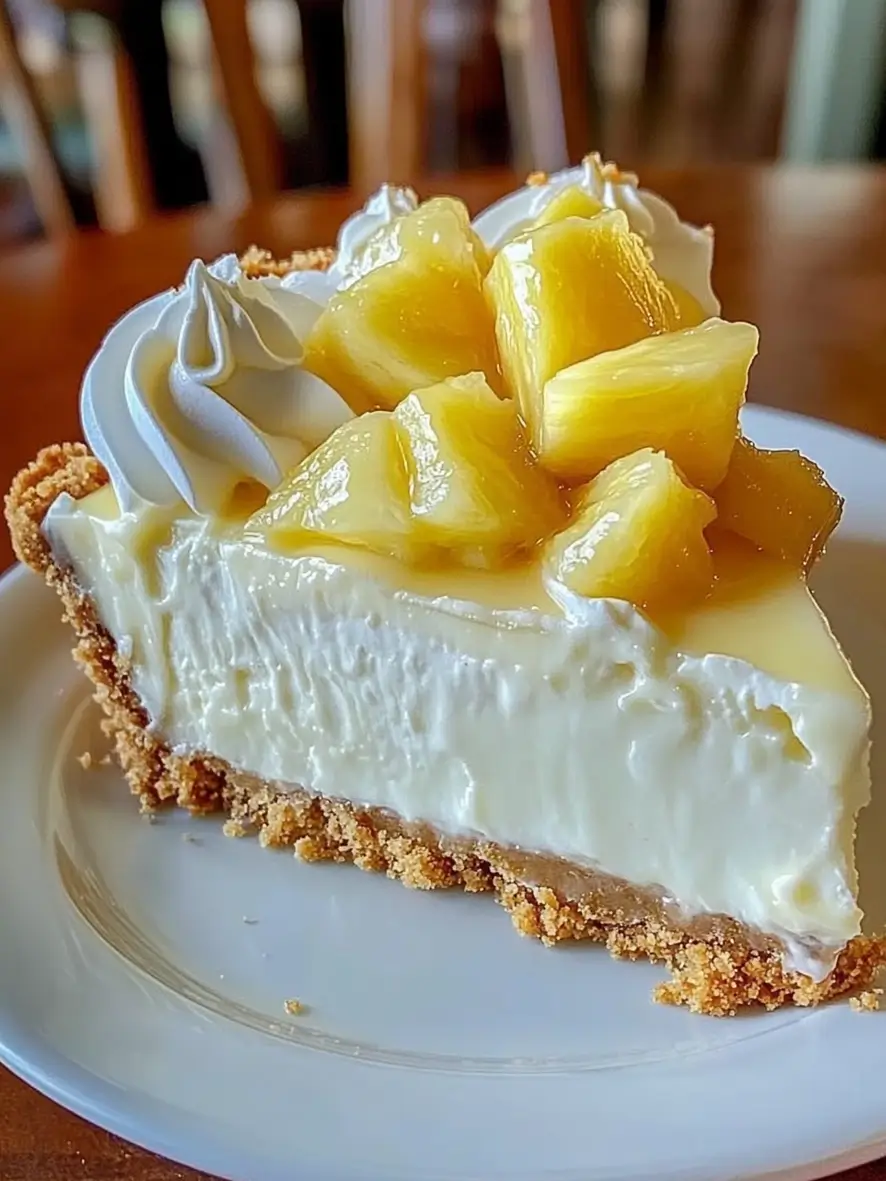 Pineapple Cream Cheesecake Creamy, Tropical, and Irresistible!