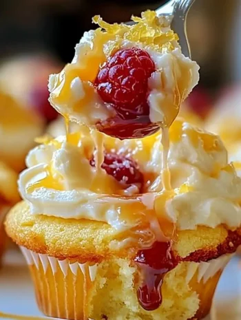 Raspberry Lemon Heaven Cupcakes