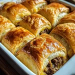 Sausage Stuffed Puff Pastry