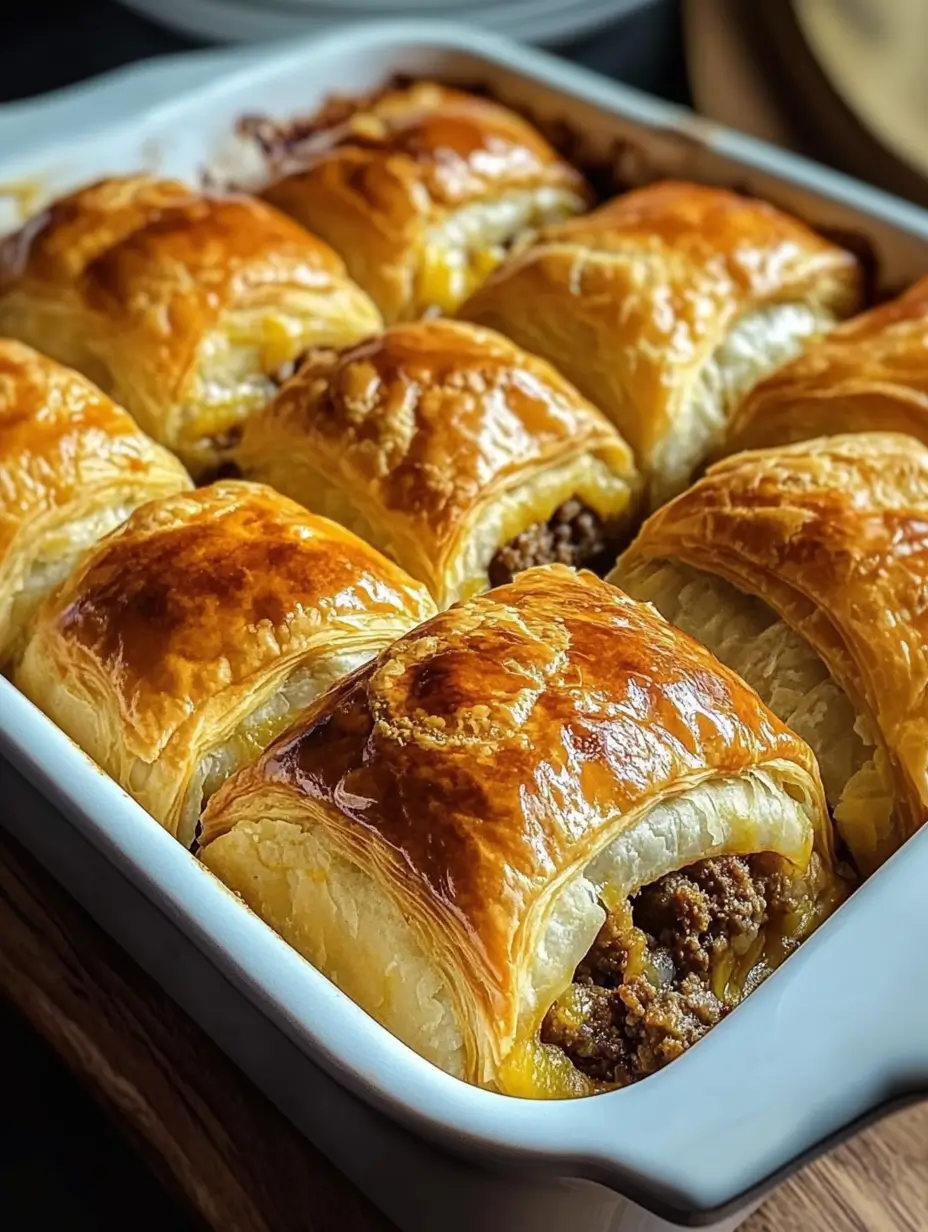 Sausage Stuffed Puff Pastry