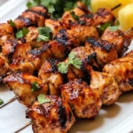 how to make Spicy Pineapple and Ginger Chicken Skewers