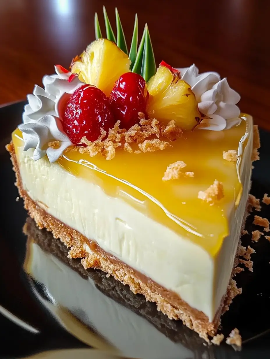 Tropical Pineapple Cheesecake