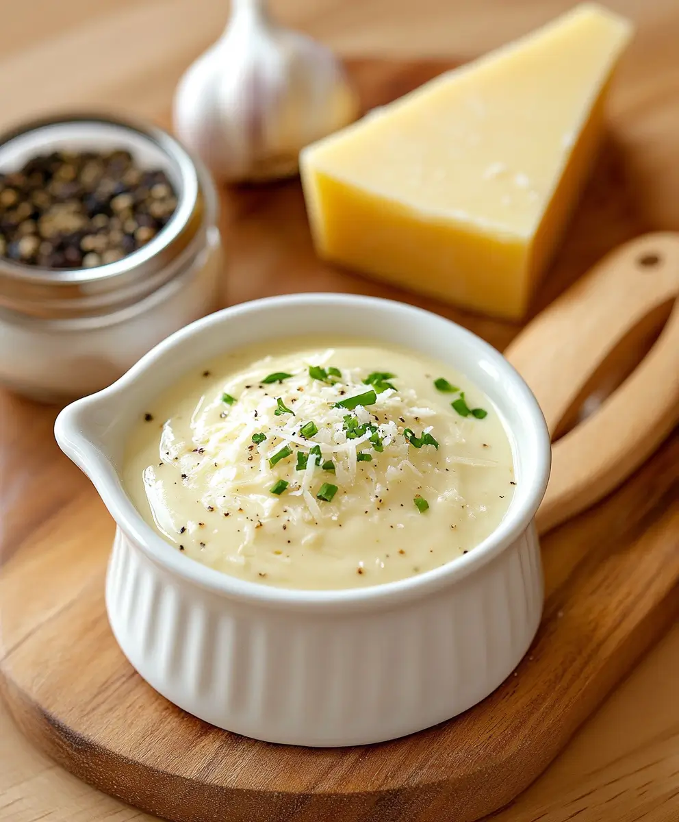 garlic parmesan sauce
