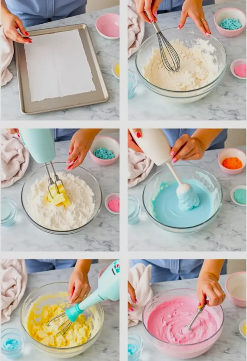 Cotton Candy Cookies Recipe – Fun & Colorful Treats