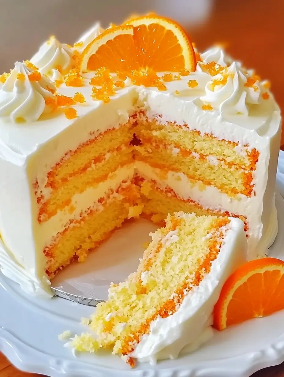 Orange Creamsicle Cake recipe