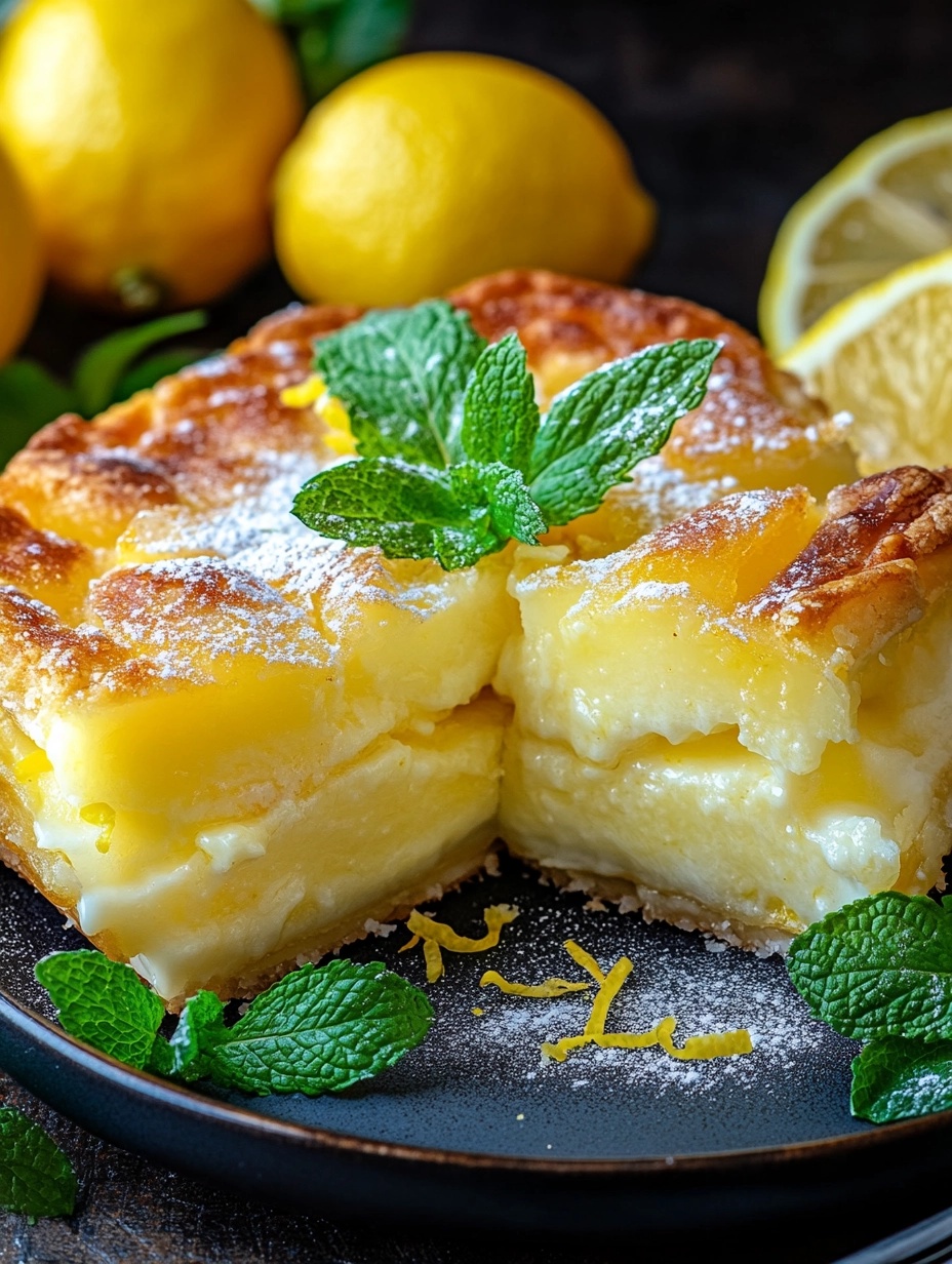 Baby Lemon Impossible Pie