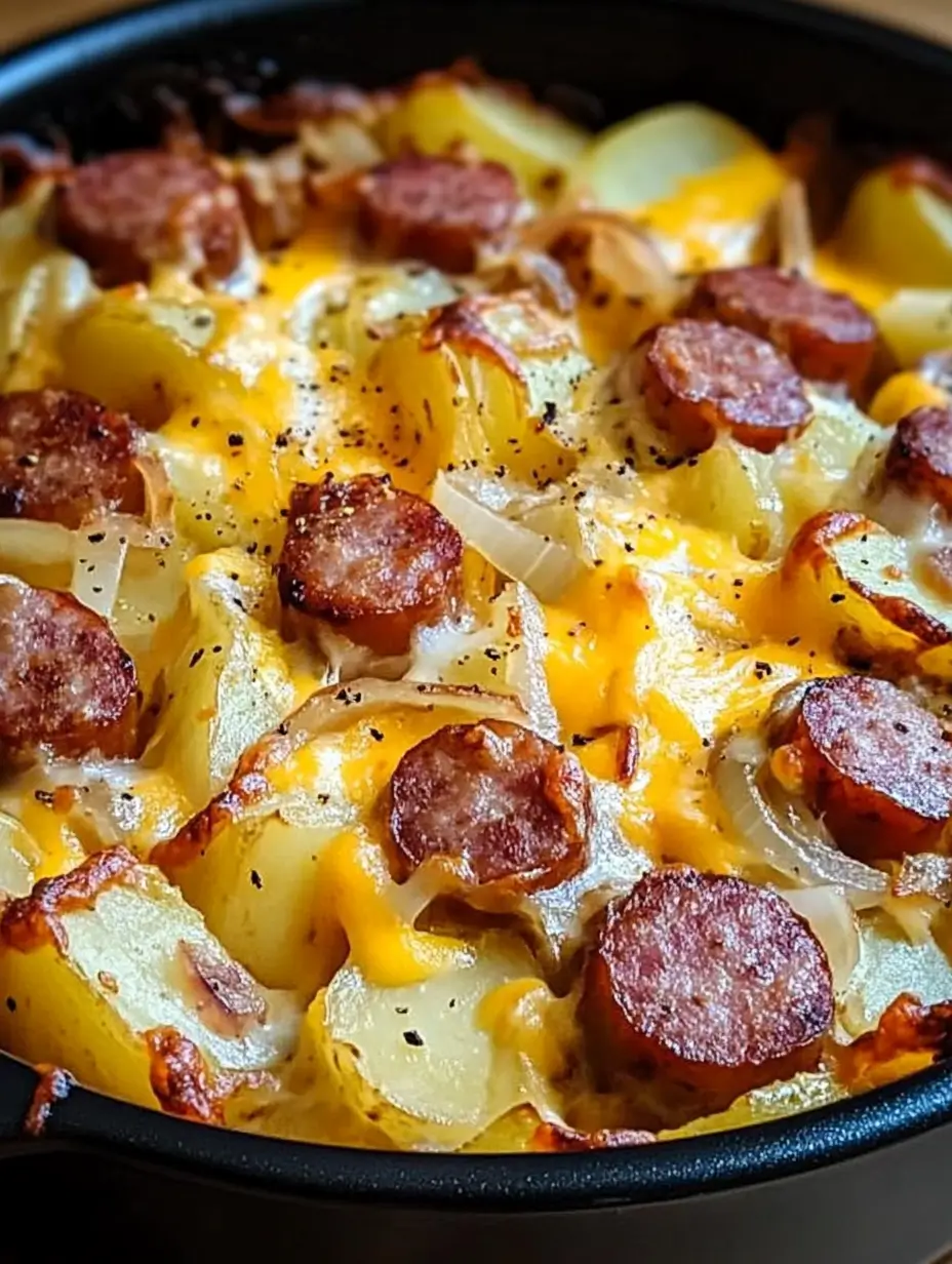 Cheesy Sausage and Hashbrown Casserole