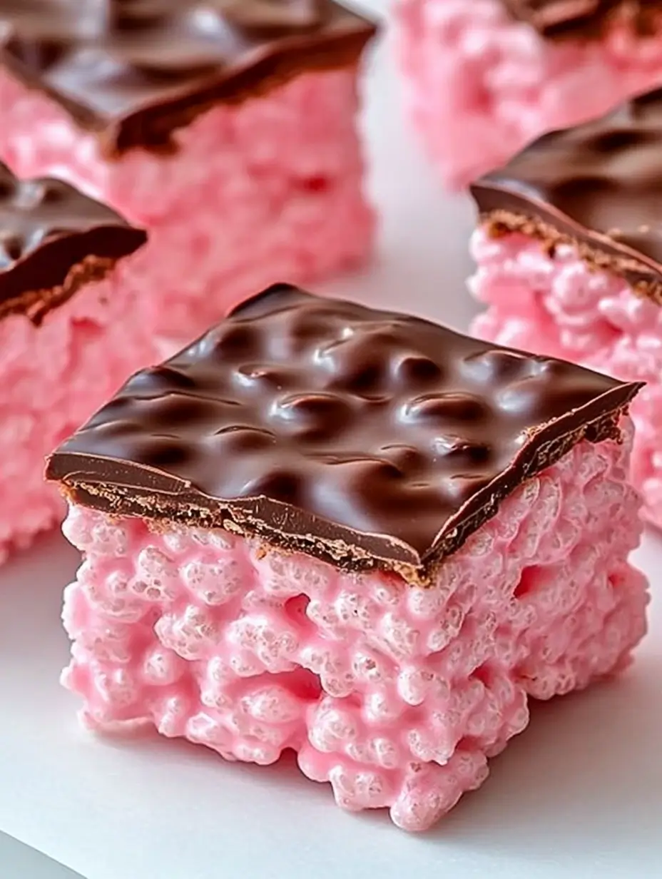 how to make Chocolate Covered Cherry Rice Krispies Treats