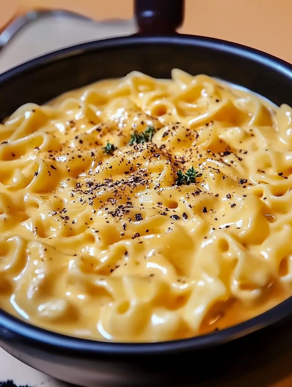 Creamy Cafeteria Noodles Recipe