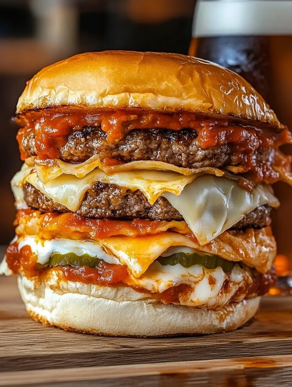 Lasagna Burger Recipe