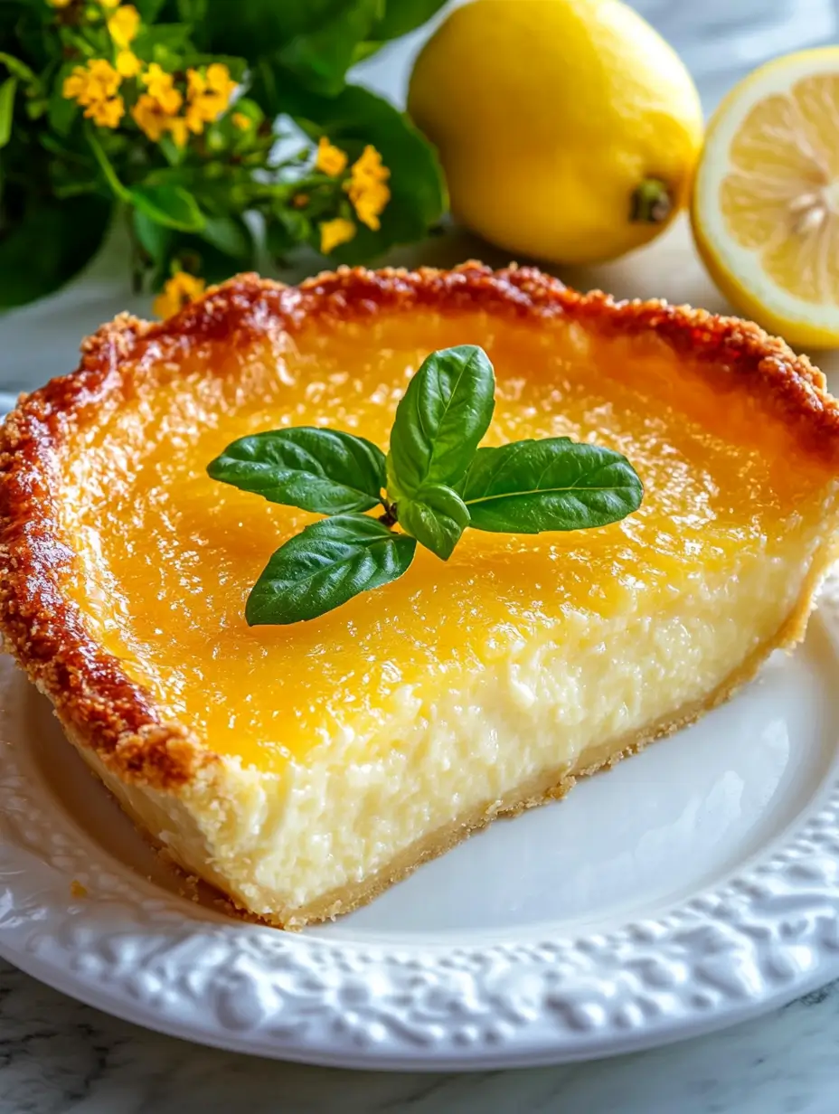 how to make Old Fashioned Lemon Impossible Pie