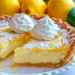 Old Fashioned Lemon Impossible Pie