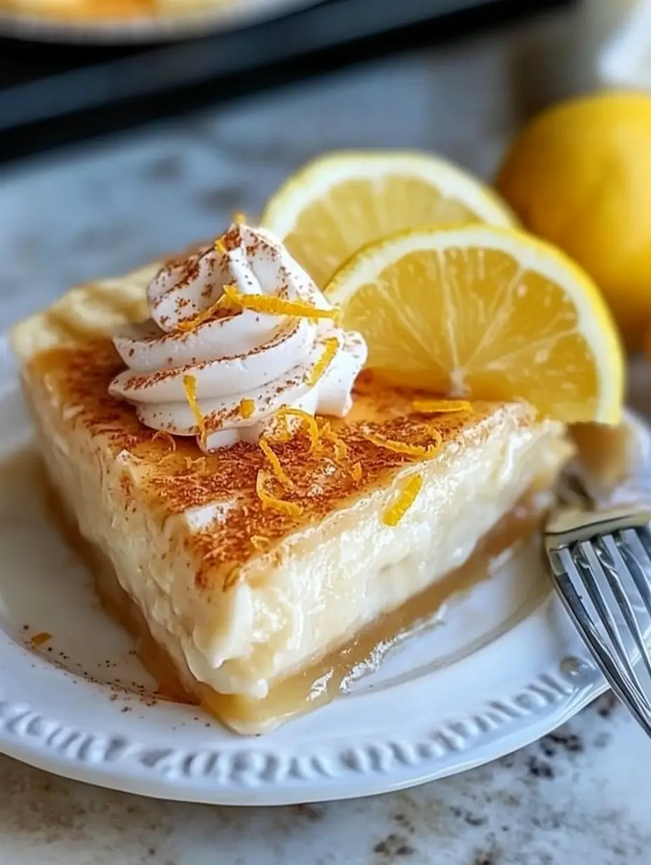 Impossible Lemon Pie Without Bisquick recipe
