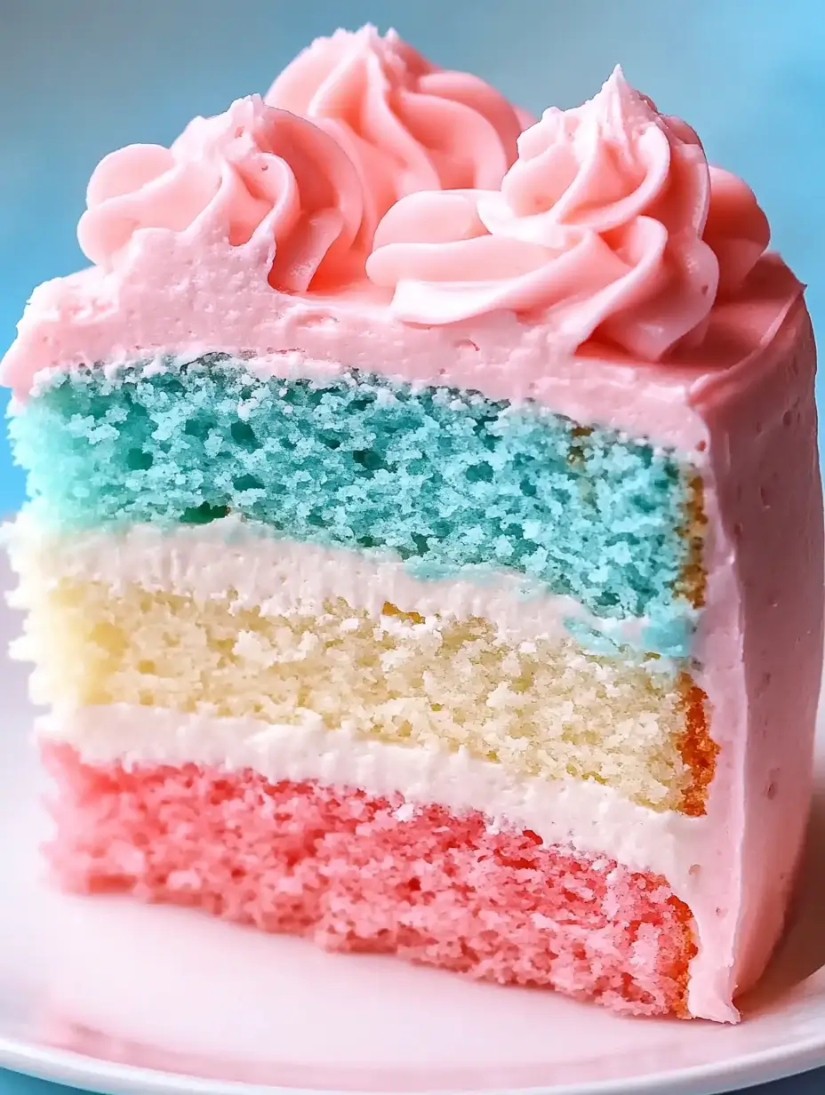 Cotton Candy Cake