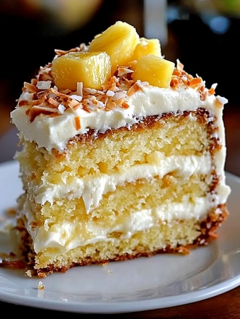 Juicy Pineapple Cake