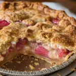 Rhubarb Sour Cream Pie