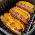 How to Make Air Fryer Grilled Cheese Hot Dogs