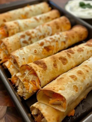 How to Make Baked Cream Cheese Chicken Taquitos