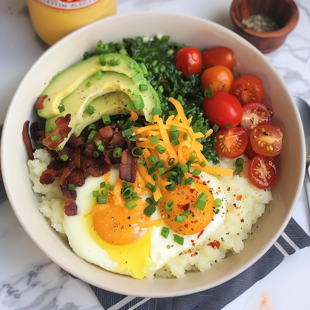 How to Make Breakfast Bowl Recipe with Grits