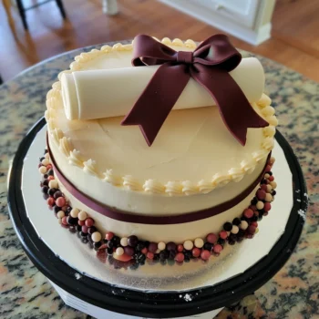 How to Make Diploma Dreams Layer Cake