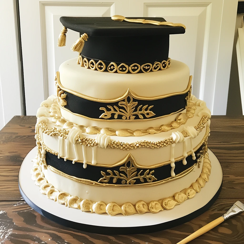 How to Make Honors Cap Frosted Cake