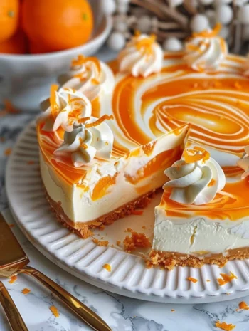 How to Make No-Bake Orange Creamsicle Cheesecake